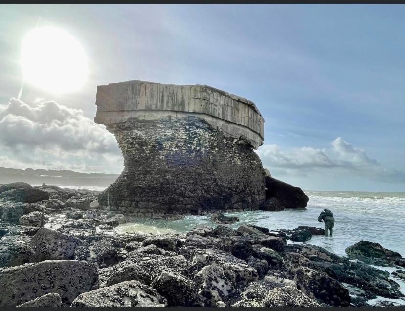 Le Brise Lame Maison Neuve A 2 Pas De La Plage เลอปอร์เตล ภายนอก รูปภาพ